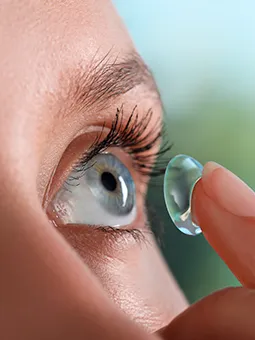 Tratamento de corne lentes de contato