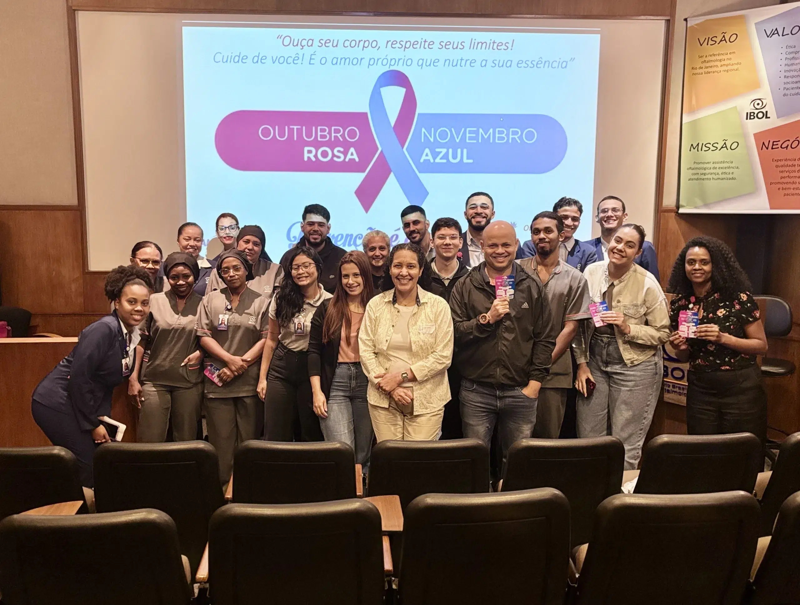 Colaboradores participam de palestra sobre Saude do Homem e da Mulher scaled