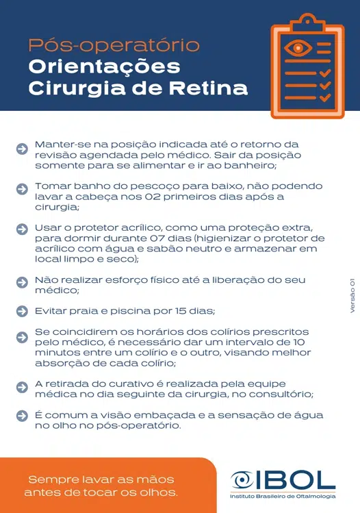 Pos operatorio cirurg ie retin 2